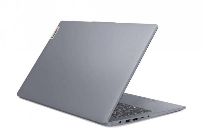 Aktion 649 € Lenovo IdeaPad Slim 3 15IRU9 (83E6003GFR), Ultrabook 15″ Dünn und hellsilber unter Intel Core 5 120U mit Wi-Fi 6 Nomadic 7 Stunden zum Lernen