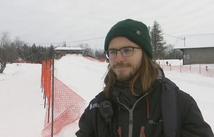 Der Beginn der Ferien im Schnee für die Estriens