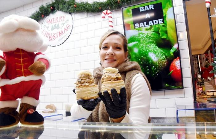 Füllen Sie Ihren Einkaufskorb ein paar Stunden vor Silvester auf dem Markt der Halles de Narbonne