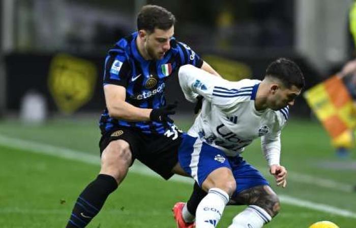 Carlos Augusto geht nach einem Eckball in Führung. Der Start der Nerazzurri ins 2. Viertel war überwältigend