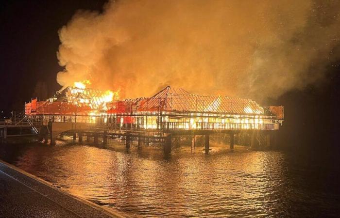 Totalschaden in Rorschach SG: 100 Jahre altes Wahrzeichen am Bodensee brennt