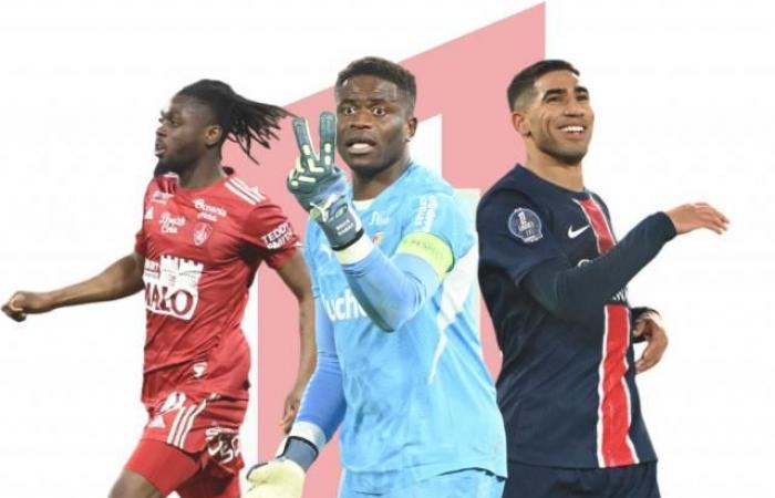 Welcher Torwart und welche Außenverteidiger gehören zur typischen Mannschaft des Jahres 2024 in der Ligue 1?