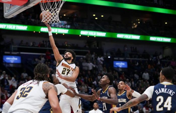 Jamal Murray glich spät aus, die Nuggets feiern ihr Comeback bei den Pelicans