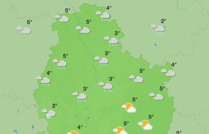 Wetter in Côte-d’Or – Eine schöne Weihnachtswoche unter der Sonne, aber kalt