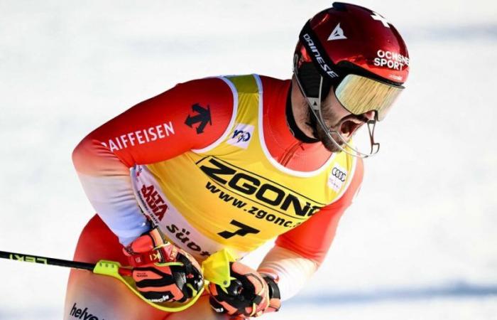 Slalom von Alta Badia: Loïc Meillard wieder auf dem Podest