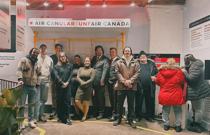 Flugbegleiter von Air Canada starten interaktives Pop-up-Erlebnis, um unbezahlte Arbeit zu bekämpfen