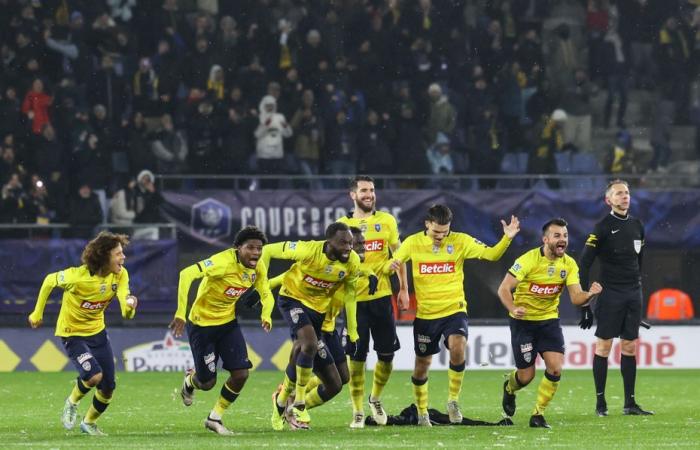 eine „verdiente“ Qualifikation im Achtelfinale des Coupe de France