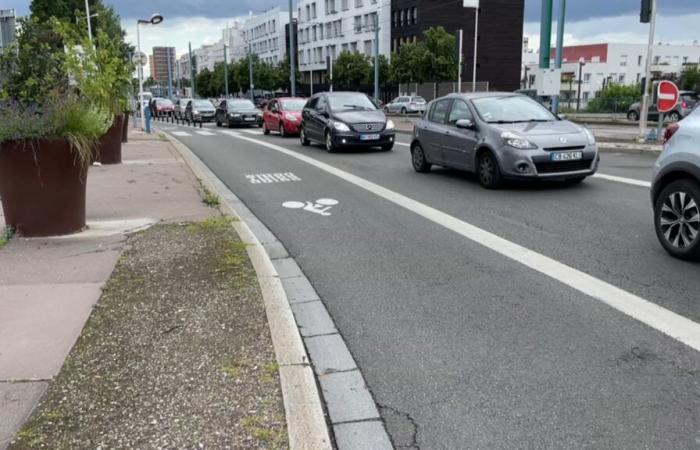 ein leichtes Gerät zur Verbesserung der Sicherheit von Radfahrern in Issy-les-Moulineaux