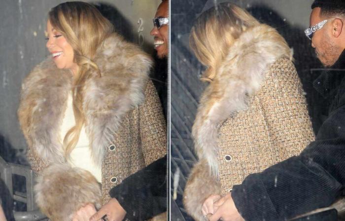 Mariah Carey und Anderson .Paak Händchen haltend in Aspen gesehen