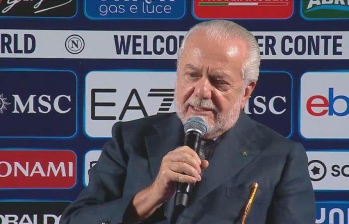 Neapel, De Laurentiis: „Das Jahr 2024 hat meinetwegen schlecht begonnen, dann Conte …“