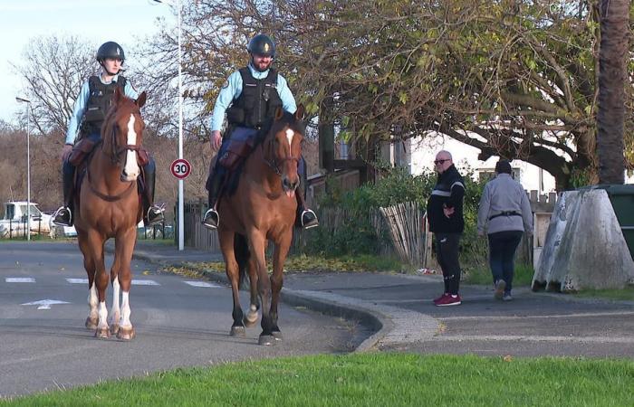 In Biscarrosse ist die berittene Gendarmerie nun das ganze Jahr über stationiert