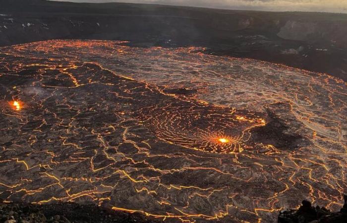 Der Vulkan Kilauea bricht erneut aus