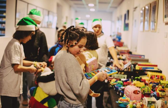 Rennes: eine Weihnachtsfeier für obdachlose Kinder