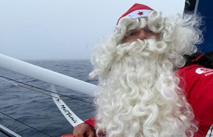 Kleiner Weihnachtsmann, Verkleidung, rührende Geschenke … wie die Matrosen der Vendée Globe Weihnachten feiern