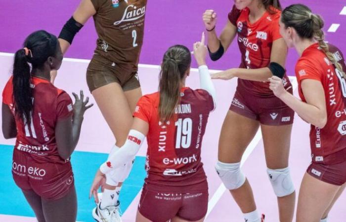 Eurotek UYBA zu Hause in Bergamo – Frauen-Serie-A-Volleyballliga