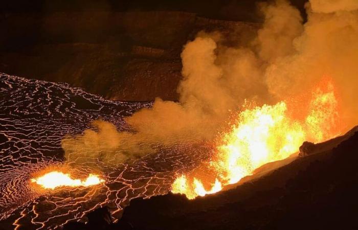 die beeindruckenden Bilder der Lavaströme nach dem Ausbruch des Kilauea-Vulkans