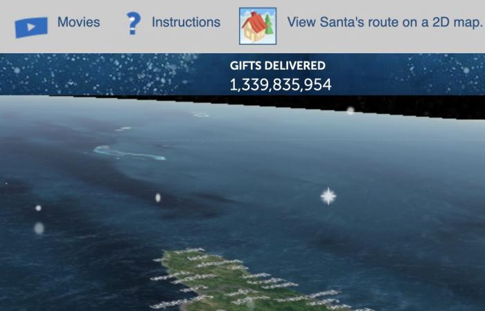 Santa Tracker 2024 – So verfolgen Sie den Weihnachtsmann live mit Norad, Google und mehr