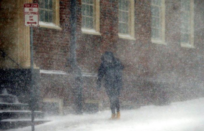 Der Schneefall am Freitag in Boston war halb so hoch wie im gesamten letzten Winter