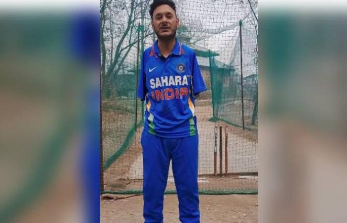 Para-Cricketspieler Amir Hussain begrüßt die Adani-Stiftung für die Indoor-Akademie in J&K