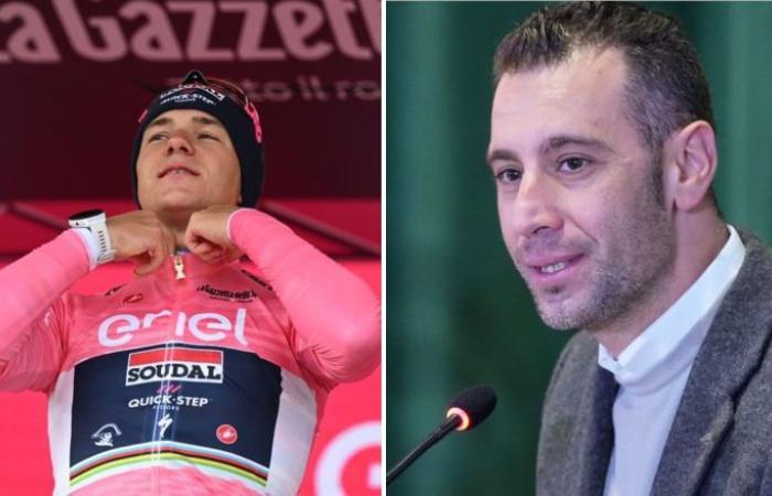 Radfahren. Straße – Vincenzo Nibali: „Remco Evenepoel kann beim Giro dabei sein“