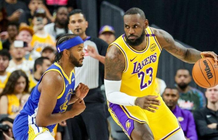 NBA-Verletzungsbericht: Lakers LeBron James „fraglich“ gegen Warriors