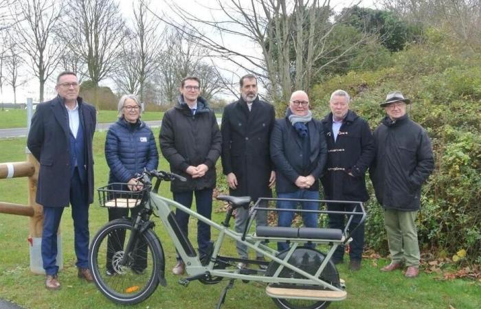 Radfahren: ein neuer Radweg zwischen Cormelles-le-Royal und Soliers