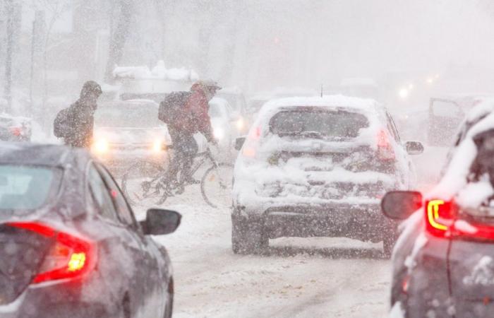 Schnee verursacht mehrere Straßenausfahrten