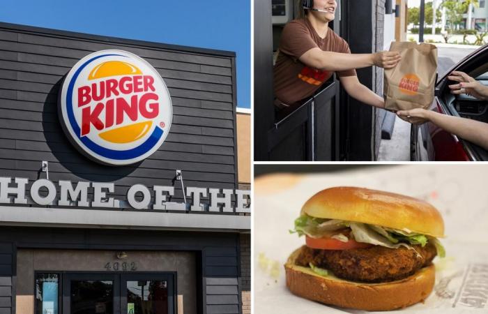 Burger King bietet nach Weihnachten kostenlose Hühnchensandwiches und Cheeseburger an