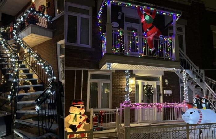 Weihnachtsbeleuchtung in Ville-Émard und Côte-Saint-Paul