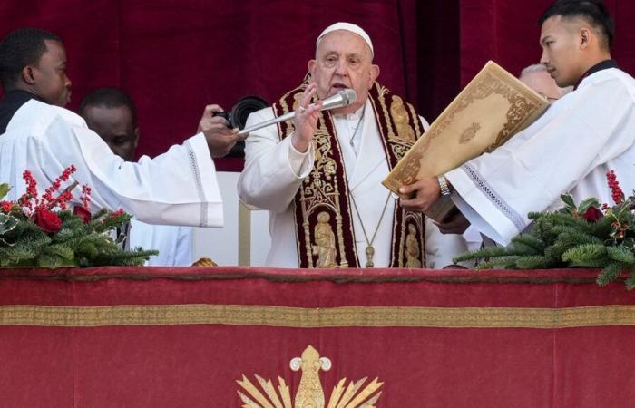 Papst Franziskus wendet sich in der Weihnachtsbotschaft „Urbi et Orbi“ an die Ukraine und den Nahen Osten