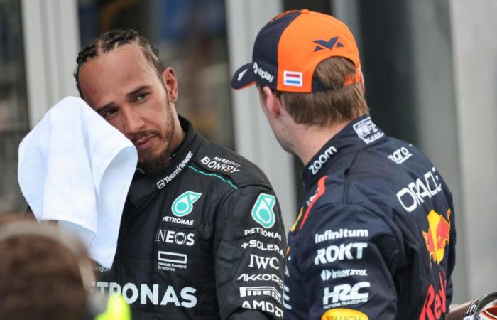 Lewis Hamilton wurde von seinen F1-Rivalen bei der vernichtenden Niederlage gegen Max Verstappen brüskiert