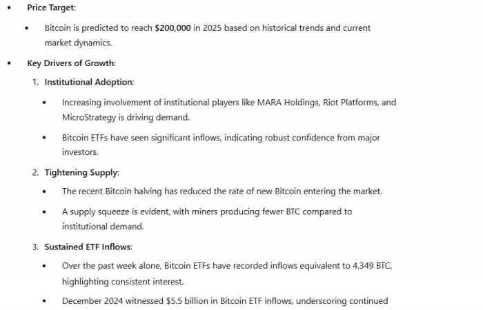 Wir haben ChatGPT gefragt: Wie hoch wird der Preis von Bitcoin im Jahr 2025 sein? Hier ist seine aufschlussreiche Antwort!