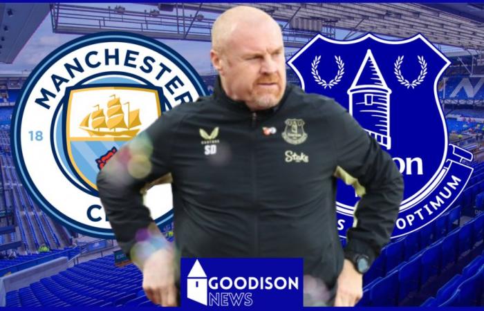 Sean Dyche wird nicht aus seinen Fehlern lernen, als Everton die Startelf gegen Man City bestätigte