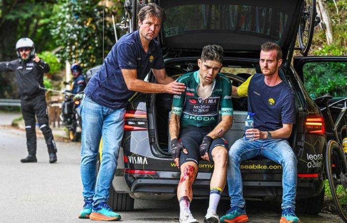 Bemerkenswert: Trotz Verletzung schaffte Wout van Aert bei seinem ersten Cross innerhalb weniger Monate fast doppelt so viele Kilometer wie im Vorjahr