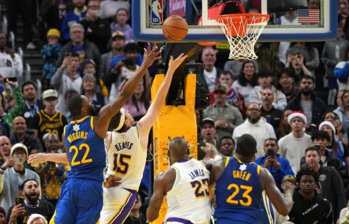 Austin Reaves vereitelt den Comeback-Versuch der Warriors mit dem späten Siegtreffer für die Lakers