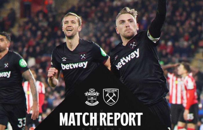 Spielbericht | Bowens Boxing-Day-Tor überwältigt Southampton