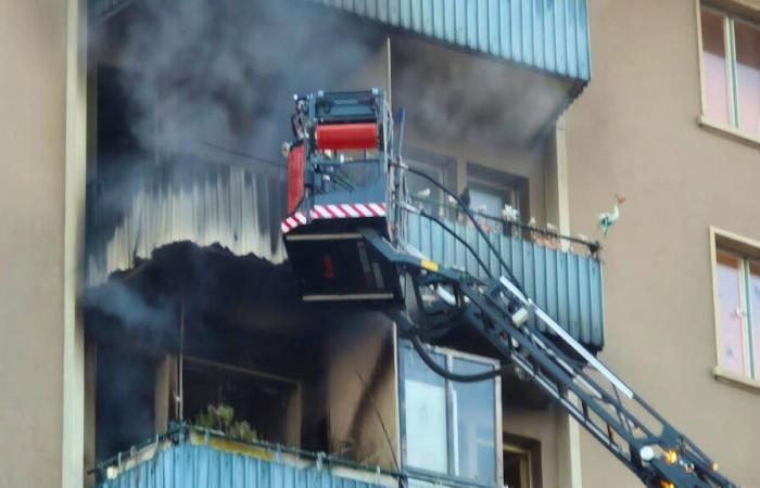 Solothurn: Brand in Wohnung ausgebrochen, Rega vor Ort