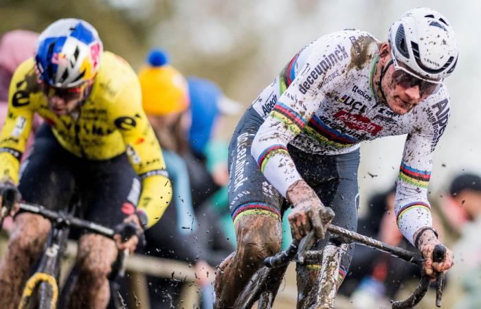 Van der Poel auf einer Wolke, Van Aert im Schlamm