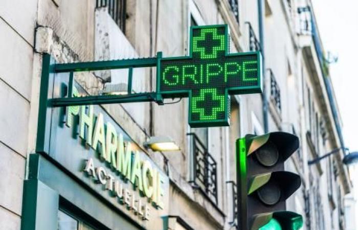 Die Grippeepidemie hat in Frankreich vor Weihnachten an Intensität zugenommen