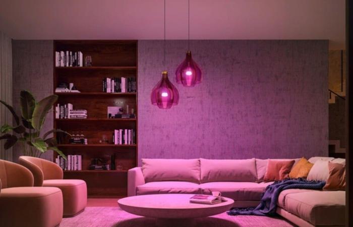 Zur Vervollständigung Ihrer Heimautomatisierung eignet sich dieses Philips Hue-Paket mit -53 % perfekt für die Beleuchtung Ihres Silvesterabends