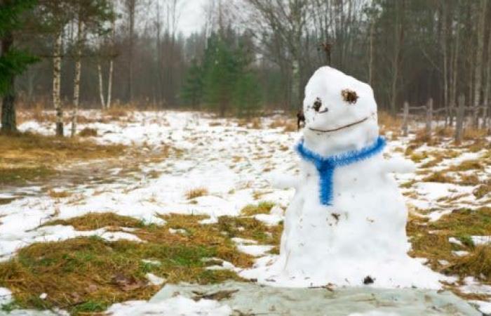 Genießen Sie den Schnee, er wird in einigen Regionen bald verschwinden