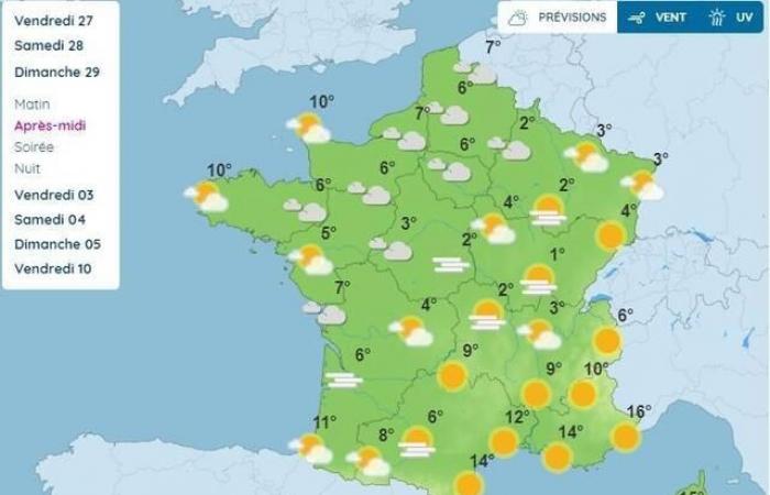 Wie wird das Wetter zwischen Sonne und Nebel am letzten Wochenende des Jahres 2024 sein?