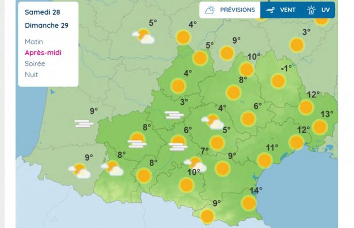 Wetterbericht. Wie wird das Wetter am letzten Wochenende des Jahres 2024 in Toulouse und Okzitanien sein?