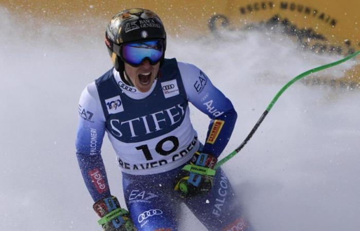 Riesenfrauen vom Semmering, Brignone lag nach dem ersten Lauf an der Spitze, Gut Zweite