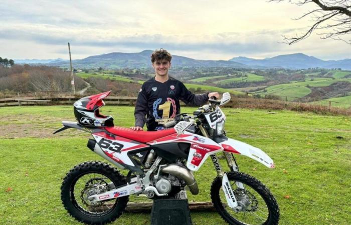 Matteo Arrieta krönte sich zum französischen Meister in der Kategorie Enduro-Motorräder