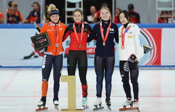 Die Sonne von Châteauguay | Eisschnelllauf: Danaé Blais gewinnt ihre erste Solo-Goldmedaille