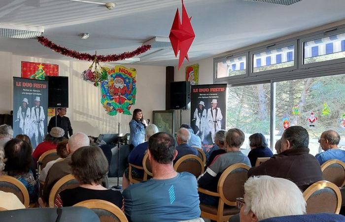 Saint-Laurent-de-Cerdans: gelungene Weihnachtsfeier im Ehpad Nostra Casa