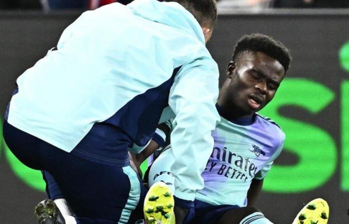 längere Abwesenheit von Saka bei Arsenal