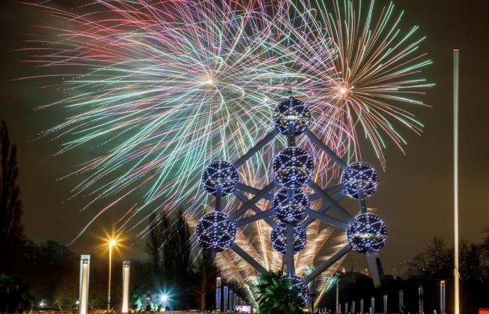 50.000 Zuschauer versammelten sich in Brüssel zum Neujahrsfeuerwerk: Bilder einer „wunderbaren“ Show