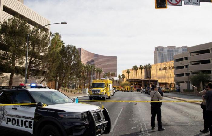 Tesla Cybertruck explodiert vor Trump Tower in Las Vegas, Polizei untersucht „möglichen Terroranschlag“